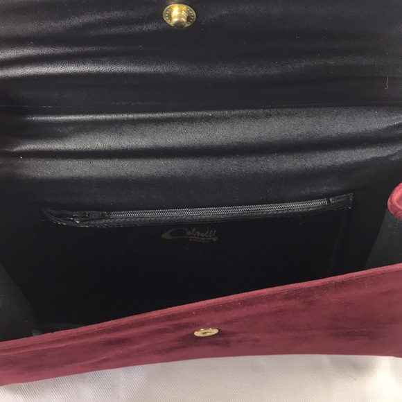 Cabrelli Suede Crossbody Bag NWT - Picture 4 of 6